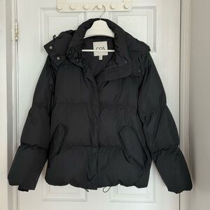 COS Dark Gray Puffer Jacket Size M